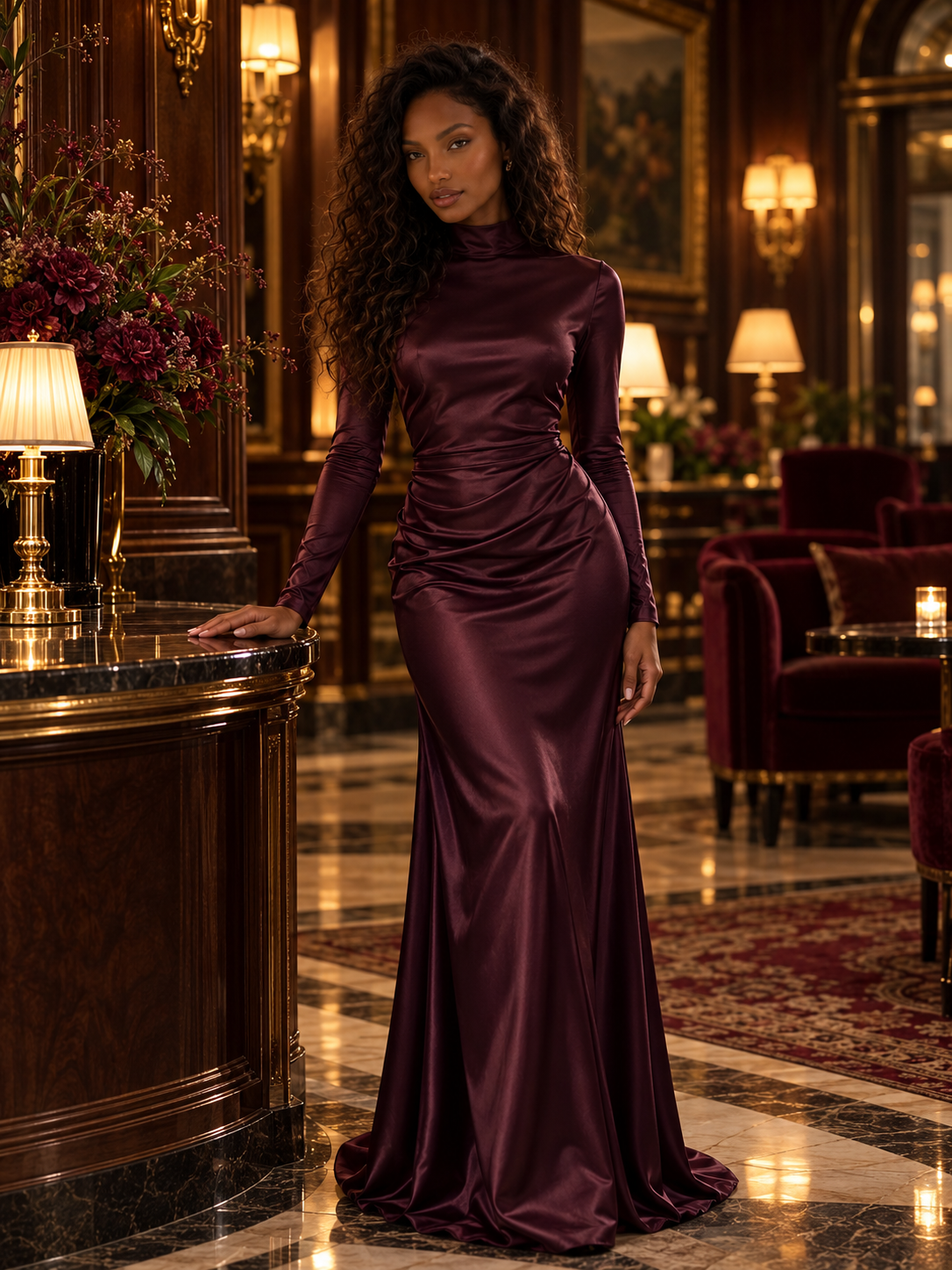 Amira Royal in an elegant editorial portrait
